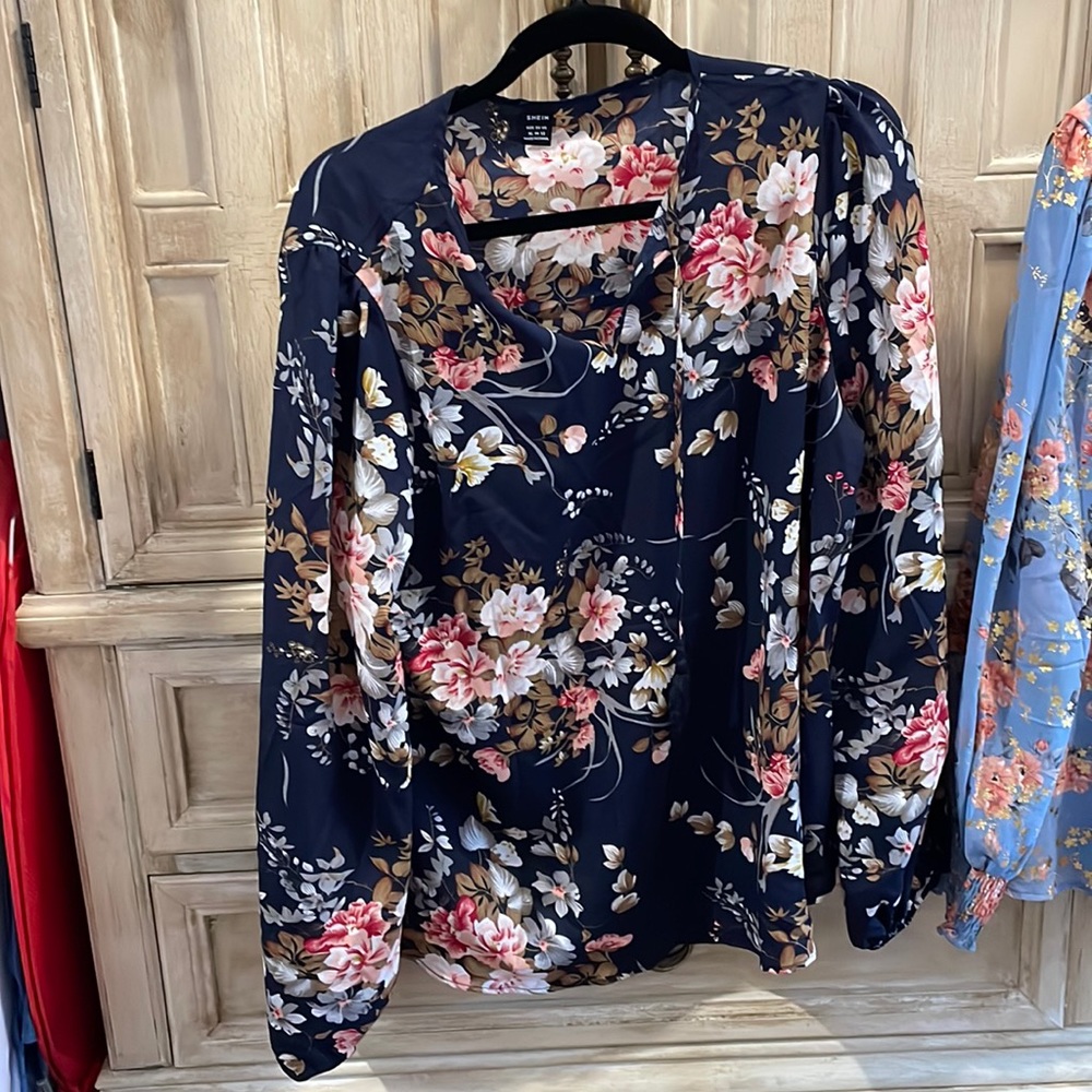 Shein Long Sleeve Maternity Blouse